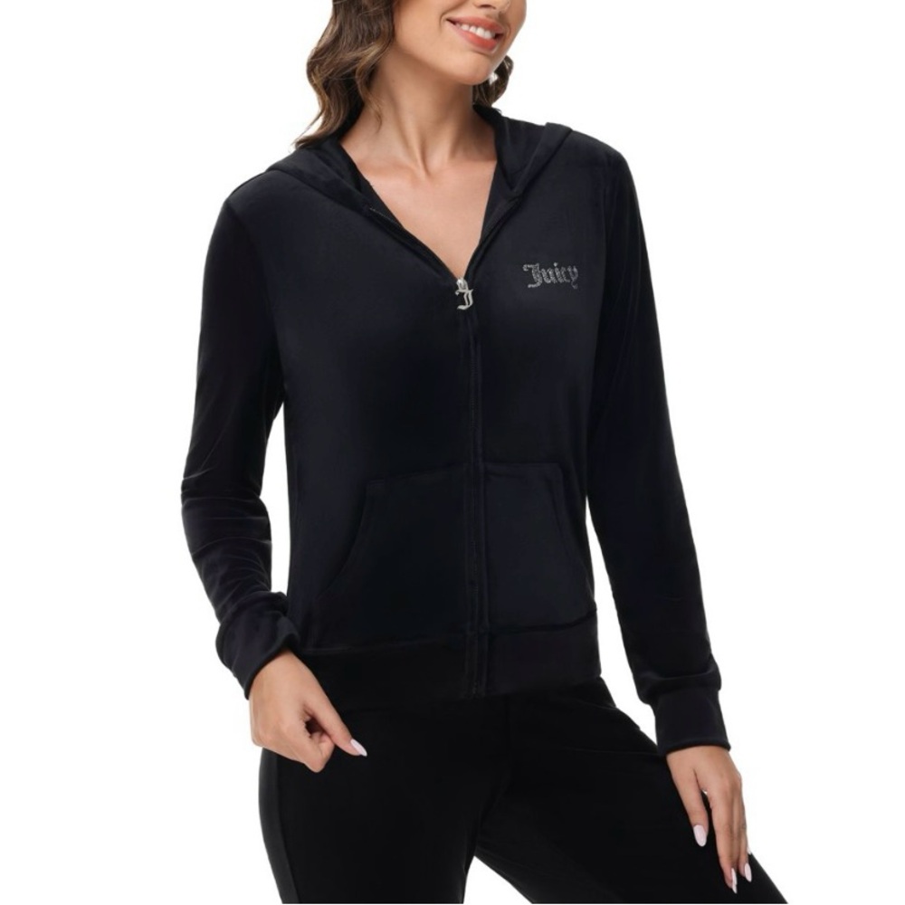 NWT Juicy Coutour x Mean Girls Velour Full Zip Hooded Jacket